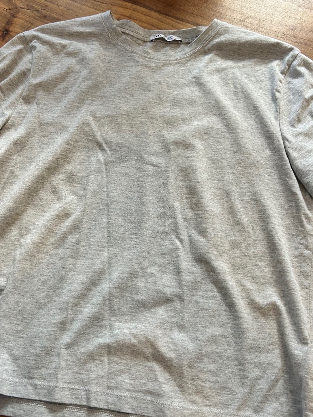 Zara Grey Boyfriend Tee